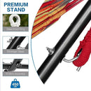 PNAEUT Hammocks and Stand Double (Red) by GreenHaven Gardens