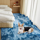 Ultra Soft Rug for Living Room, 6X9 Fluffy Shag Area Rug for Bedroom, Modern Shaggy Carpets Fuzzy Rug for Teens Dorm Nursery Home Decor Aesthetic, Upgrade Anti-Skid Durable, Tie-Dyed Blue Grey by TinyTreasures Baby Boutique