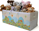 Extra Large Toy Storage Organizer with Lid - Sturdy, Collapsible Toy Chest Storage Box with Cute Design - Toys Bin with Dividers for Kids, Boys, Girls, Nursery, Bedroom, Play room 37"x16"x14" by CozyNest Decor