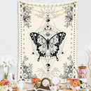 Lunerfex Boho Butterfly Tapestry Small Tapestry Tarot Tapestries Moon Phase Aesthetic Tapestries Wall Hanging for Bedroom and Living Room Decor Butterfly 60×80 Inches by CozyNest Decor