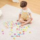GRINNNIE Toddler Puzzle for 1 2 3 Years Old, Wooden Alphabet Number Peg Puzzles for Preschool Toddlers Age 2-4, Great Learning Puzzle Toy 1st Birthday Gift for Girls Boys by TinyTreasures Baby Boutique