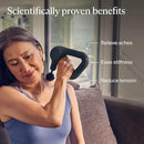 TheraGun Therabody Relief - Quiet Deep Tissue Therapy Massage Gun - Bluetooth Enabled, Electric Percussion Massage Gun & Personal Massager for Pain in The Neck, Back, Leg, Shoulder and Foot (Black) by CozyNest Decor