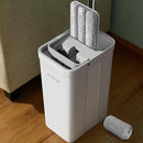 JOYMOOP Hands-Free Self-Cleaning Microfiber Mop and Bucket with Wringer Set for Home, Mops for Floor Cleaning and Wall Cleaner, Hardwood, Tile, Laminate, Vinyl Floors, Smooth Walls, and Glass Windows by CozyNest Decor