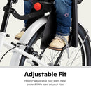 Schwinn Deluxe or Ovation Child Bike Carrier, Seats one Kid Ages 1+, Frame Mount, Adjustable Safety Harness, Quick Release Design, Comfortable Padding, Rear-Mounted Child Bike Seat for Toddler by TinyTreasures Baby Boutique