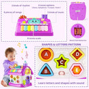Marstone Montessori Toddler Toys for 1 Year Old Girl Gifts: 8 in 1 Multi-Functional Learning Baby Musical House for 1 2 3 Yr Old Girl and Boy Birthday Gifts, Educational Baby Toys 6-12, 12-18 Months by TinyTreasures Baby Boutique