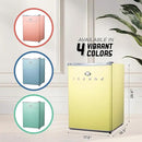 2.5 Cu. Ft. Compact Refrigerator, ENERGY STAR Certified Small Refrigerator, Single Door Mini Fridge with Freezer, R600a Refrigerant, IBCR25SUN , Sun Yellow by CozyNest Decor
