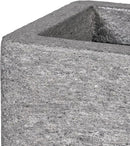 24 Inch Rectangular Concrete Planter,Durable All-Weather Use with Drainage Holes,Large Rectangular Planter for Outdoor Indoor Plants by GreenHaven Gardens