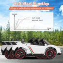 Costzon Ride on Car, Lamborghini Licensed 12V Battery Powered 4WD Sports Car with Remote Control, 3 Speeds, Hydraulic Doors, LED Lights, Towing Wheel, Horn, Music, Electric Vehicle for Kids Aged 3-8 by TinyTreasures Baby Boutique