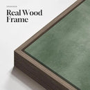 Framed Sage Green Abstract Wall Art, Modern Canvas Prints Artwork for Walls, Square Minimalist All Green Abstract Pictures for Living Room, Hallway, Fireplace, Bedroom, Home Office Wall Decor 30x30 In by CozyNest Decor