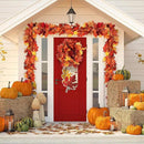 RECUTMS 2 Pack Fall Maple Garland - 5.8 FT/Pcs Autumn Hanging Fall Leave Vines for Home Garden Wedding Party Thanksgiving Dinner Fireplace Door Frame Doorway Backdrop Christmas Decor by CozyNest Decor