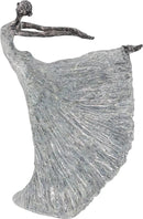 Deco 79 Polystone Dancer Decorative Sculpture Home Decor Statue, Accent Figurine 12" x 3" x 16", Gray by CozyNest Decor