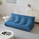 Luxury Sofa Couch Chair, Lazy Floor Seating, Fireside Bean Bag Chair, Ergonomic Tatami Sofa Lounger for Living Room, Bedroom, Office, 3 Seat, Blue by CozyNest Decor