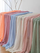 6pcs Cheesecloth Table Runner Sage Green Gauze 120 Inch 10 FT Rustic Boho Cheese Cloth Runner for Wedding Baby Shower Bridal Shower Party Long Sheer Centerpiece Home Decoration by CozyNest Decor