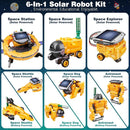 6-in-1 Solar Robot Toys for Ages 8 9 10 11 12 Year Old Boys Girls, STEM Science Kits for Kids Age 8-12, Building Experiments Robotics Kit STEM Projects for Kid Christmas Birthday Gifts (Yellow) by TinyTreasures Baby Boutique