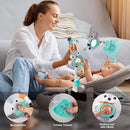 Adjustable Arch Bassinet Toys for Infant & Toddlers, Stroller Arch, Baby Crib Toys with Fascinating Hanging for Stimulating Baby’s Senses and Developing Motor Skills by TinyTreasures Baby Boutique