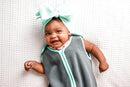 Sleep nest Fleece Baby Sleeping Bag, Lake Green, Large (18-36 Months) by TinyTreasures Baby Boutique