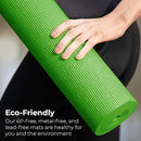 Hello Fit 10-Pack Yoga Mat, 68" x 24" Non Slip Exercise Mat, 4mm Thick Gym Mat for Fitness and Stretching, Bulk Non Toxic Yoga Mats for Schools and Studios by TinyTreasures Baby Boutique