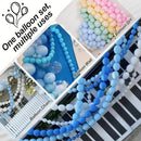 Light Blue Linking Balloons, 60PCS 6 Inch Small Baby Blue Quick Link Balloons for Making Balloon Wall Heart Arch, Tails Balloon for Wedding Birthday Baby Shower Engagement Graduation Party Decorations by CozyNest Decor