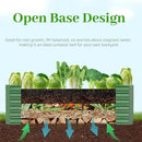 6x3x2 ft Raised Garden Bed, Large Metal Planter Raised Beds, Planters for Outdoor Plants for Vegetables, Flowers, Herbs, Fruits, and Succulents.(2 Pcs) by CozyNest Decor