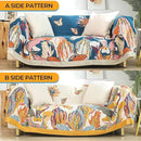 Boho Large Throw Blanket 90" x 98",100% Cotton Soft Sofa Bed Throw-Floral Butterfly Decor Blanket Reversible Bohemian Luxury Throw for Couch Sofa Chair Travel by CozyNest Decor