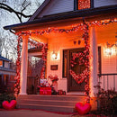 JMEXSUSS 250 LED Red String Lights, 91.5ft Expandable, Waterproof, 8 Modes, Indoor/Outdoor, Christmas Tree, Patio, Bedroom, Party, Holiday Decorations by GreenHaven Gardens