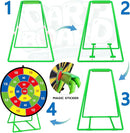 Large Dart Board for Kids, Kids Double-Sided Dart Board with Sticky Balls and Darts, Indoor/Outdoor Sport Fun Party Play Game Toys, Gifts for 3 4 5 6 7 8 9 10 11 12 Year Old Boys Girls by TinyTreasures Baby Boutique