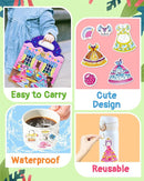 Benresive Reusable Sticker Book for Toddlers 2-4 Years, Fun Travel Stickers for Kids, Waterproof Sticker Books for Toddlers 1-3, Crafts Activities for Todddlers 1-3 2-4 3-5 - Dress Up by TinyTreasures Baby Boutique