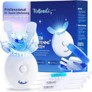 VieBeauti Teeth Whitening Kit with LED Light for Sensitive Teeth, 35% Carbamide Peroxide, Remineralizing Gel for Fast Results Mint by CozyNest Decor
