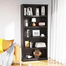 Bookshelf, Open Storage 70 Inch Tall 5 Shelf Bookcase, Floor Standing Bookshelves and Bookcases, Book case for Farmhouse Library Office Bedroom Kids, Dark Cherry - 5 Tier by CozyNest Decor