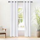 NICETOWN White100% Blackout Window Curtains 84 inch Long, Grommet Room Darkening Window Treatment Thermal Insualted for Bedroom/Livving Room, W37 x L84, 2 Panels by TinyTreasures Baby Boutique
