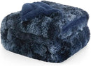 Bedsure GentleSoft Fluffy Tie Dye Navy Blue King Size Blanket for Bed, Thick Soft Sherpa Faux Fur Fleece Bedding Fuzzy Plush Winter Warm Large King Blanket, Cozy Blue Gifts for Men Women, 108x90 by CozyNest Decor