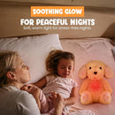 Gemma Joy Bedtime Baby Soothers for Sleep, Cry Activated Heartbeat Stuffed Animal for Baby, Newborn, Calming Light, Lullaby Music, White Noise, Shush and Mother’s Heartbeat - (Puppy, Rechargeable) by TinyTreasures Baby Boutique