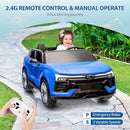 Jojoka Baby Car 24V 2-Seater SUV Licensed Chevrolet Blazer Ride On Toy w/Parent Remote Control,4xSpring Suspension, Wireless Music, Electric Vehicle Car for Kids Ages 3-8,Blue by TinyTreasures Baby Boutique