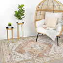 Lahome Boho Washable Living Room Area Rug 3x5 Throw Non-Slip Rugs for Bedroom Aesthetic Lightweight Thin Entry Rug Kitchen Rugs Oriental Distressed Print Capet for Office Bathroom Laundry Room by TinyTreasures Baby Boutique