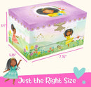 Musical Ballerina Kids Jewelry Box - Girls Jewelry Box with Mirror, Ballerina Gifts for Girls Age 4-6 by TinyTreasures Baby Boutique