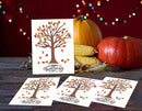 Gratitude Tree Fingerprinting Kit, DIY Happy Thanksgiving Keepsake, Baby Keepsake Gifts, 10 Cards, Thanksgiving Party Game Supplies, Make Your Own Thank You Greeting Cards Gifts for Mom and Dad, 03 by TinyTreasures Baby Boutique