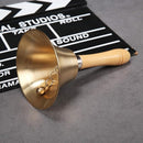 Super Loud Solid Brass Hand Call Bell by TinyTreasures Baby Boutique