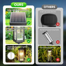 Solar Pathway Lights Outdoor, 6 Pack Upgraded Solar Lights Outdoor Waterproof, Bright Up to 15 Hrs Auto On/Off Garden Light for Yard Patio Lawn Path Walkway Driveway Outside Decor by CozyNest Decor
