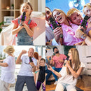 BONAOK Karaoke Microphone for Kids & Adults - Bluetooth Microphones Singing Mic with Disco Lights, Echo Effect, Built-in Speaker Portable Karaoke Player for Party Travel Gifts Q78(Black) by TinyTreasures Baby Boutique