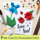 Flower Origami Kit & Paracord Bracelet Kit Bundle - Fun DIY Arts and Crafts Project for Kids Ages 6 7 8 9 10 11 12 - Great Gifts for All Occasions by TinyTreasures Baby Boutique