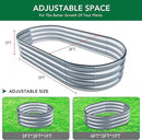 Raised Garden Bed -5×3×1ft Galvanized Planter Box for Outdoor Gardening and Planting, Ideal for Vegetables and Plants by GreenHaven Gardens