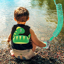 Accmor Toddler Harness Leash + Anti Lost Wrist Link, Cute Dinosaur Kids Harness with Leash, Adorable Child Harness Leash Wristband Strap Belt Protector for Baby Boys Girls to Outdoor Travel by TinyTreasures Baby Boutique