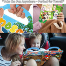 12 Set Reusable Sticker Books for Toddlers 2-4 1-3, Kids 3D Puffy Sticker Activity Books, Birthday Party Favors Goodie Bags Stuffer by TinyTreasures Baby Boutique