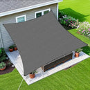 Amagenix Sun Shade Sail 5'X7' Curved Edge Outdoor Shade Canopy Dark Grey Breathable 95% UV Block Shade Cloth for Patio Garden Backyard (We Make Custom Size) by GreenHaven Gardens