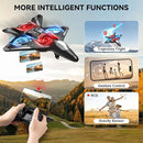 4DRC V31 RC Plane with Camera, Foam Remote Control Drones with Camera for Kids Adults 8-12 12-16, Remote Control Airplane Fighter Jet with Light, 360° Flip Fighter Jet Toy by TinyTreasures Baby Boutique