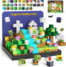 GobiDex Magnetic Blocks Kids Toys for Boys Girls 3+, Build MagWonder World with Zomblock Magnets Cubes, Upgraded STEM Game-Based Building Sensory Gift for Birthday by TinyTreasures Baby Boutique