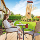 Large Aluminium Wind Chimes Outside, Soothing Melodic Memorial Sympathy Wind Chime, Suitable Outdoor Garden Decor, Gift for Mom Women Neighbors (Gold Wind Chimes-36) by CozyNest Decor
