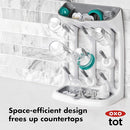 OXO Tot Space-Saving Bottle Drying Rack, Baby Bottle Organizer for Countertop by TinyTreasures Baby Boutique