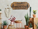 Personalized Cabin Sign - Rustic Wood Welcome Sign for Outdoor & Home Wall Decor - Customizable Farmhouse Decor, Backyard Sign & 3D Carving Wood Sign.3D carved decorative wooden plaques. by CozyNest Decor