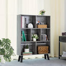 LEYAOYAO Bookshelf Cube Storage Organizer,3 Tier Bookcase with Legs,Modern Wood Open Shelf,Dirty Grey Bookshelves,Free Standing Display Short Book Shelves for Narrow Space,Bedroom,Living Room,Office by CozyNest Decor